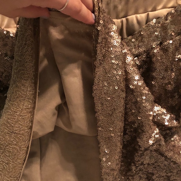 Gold Sequenced Skirt - Picture 4 of 8
